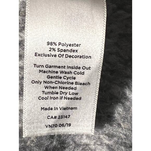 NWT T by Talbots Women’s Heather Gray Fleece‎ Zip Sweater Vest S - Picture 8 of 8